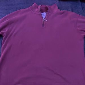 BDG maroon quarter zip sweater. Size large. Worn rarely.